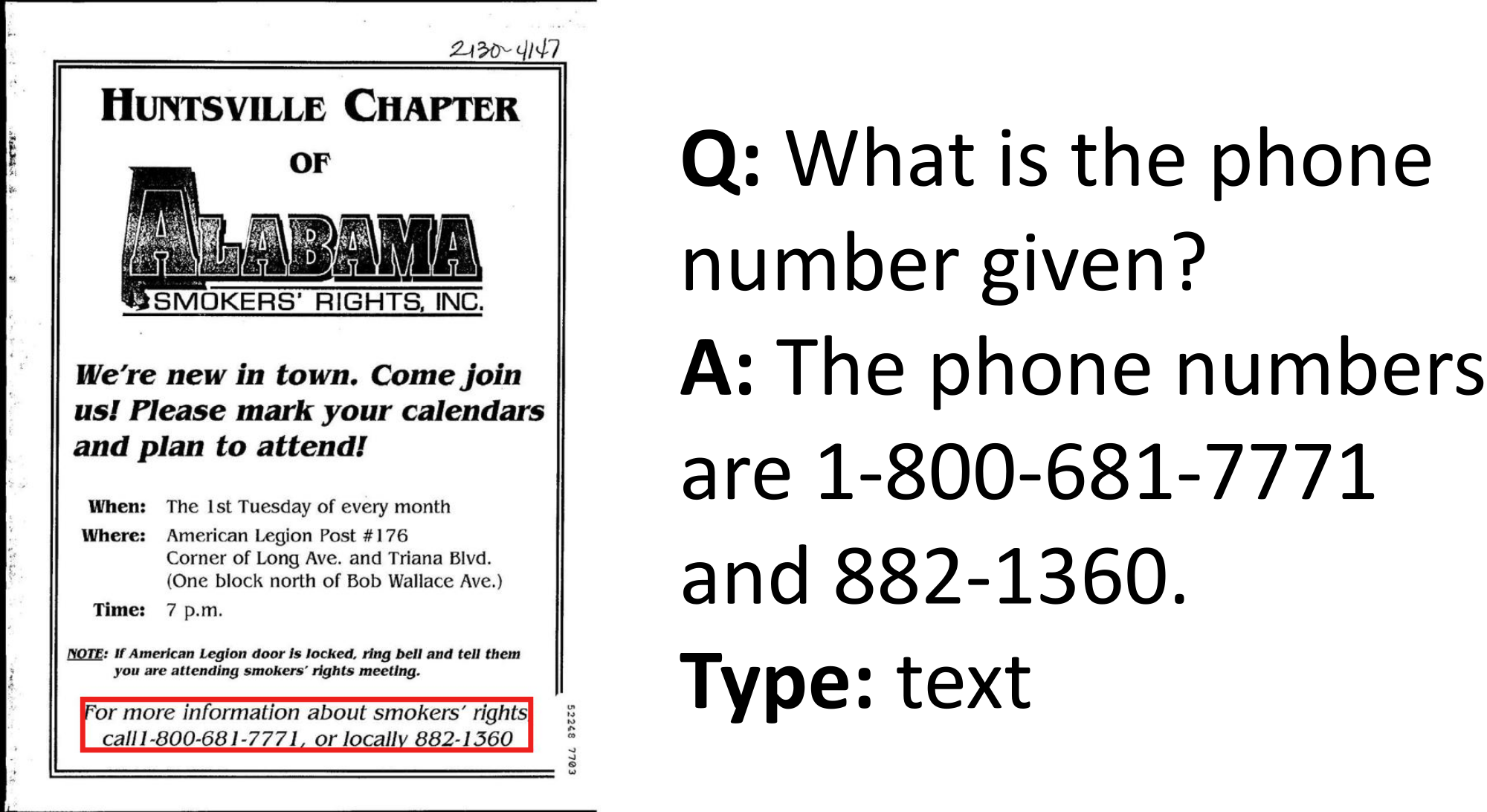 DocVQA qualitative example 1.